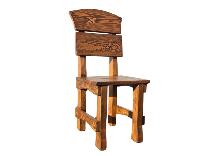 Krzesło z litego drewna